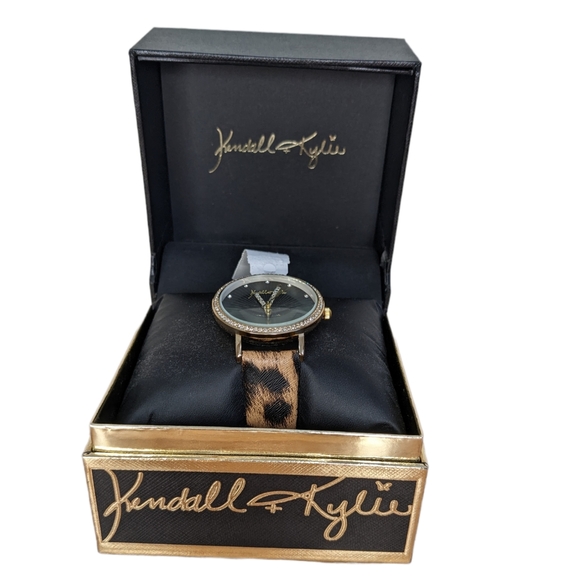 Kendall + Kylie Women's Brown Leahter Strap Watch New - Picture 1 of 5
